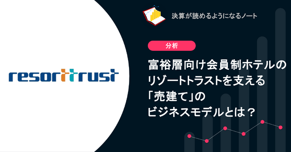 Q. 富裕層向け会員制ホテルのリゾートトラストを支える「売建て」の