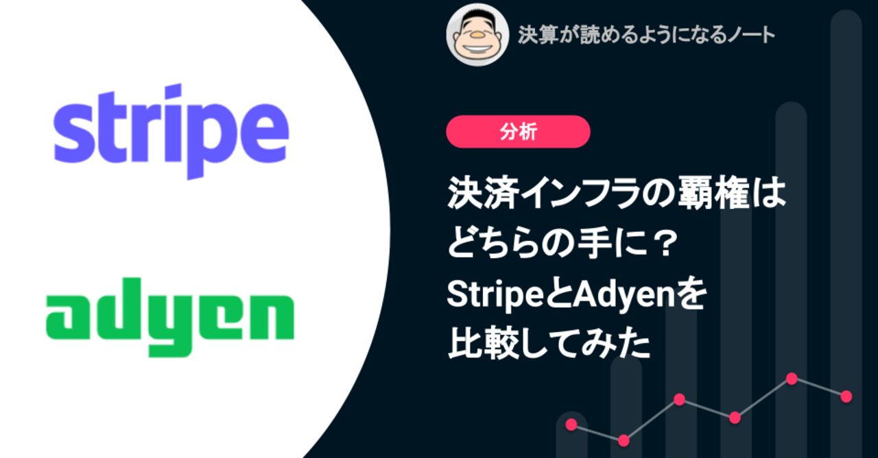 Q.決済インフラの覇権はどちらの手に？StripeとAdyenを比較してみた | 決算が読めるようになるノート