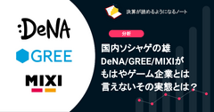Q. 国内ソシャゲの雄DeNA/GREE/MIXIがもはやゲーム企業とは言えないその実態とは？ 画像