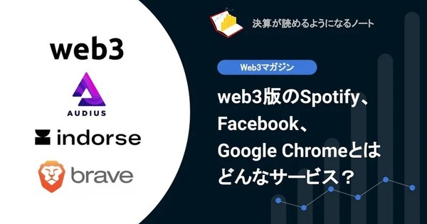 【web3】Q. web3版のSpotify、Facebook、Google Chromeとはどんなサービス？ 画像