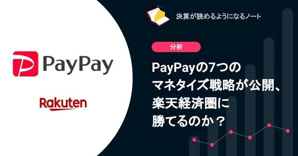 Q. PayPayの7つのマネタイズ戦略が公開、楽天経済圏に勝てるのか？ 画像