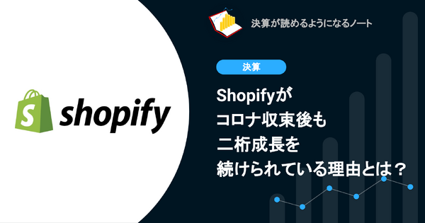 Q. Shopifyがコロナ収束後も二桁成長を続けられている理由とは？ 画像