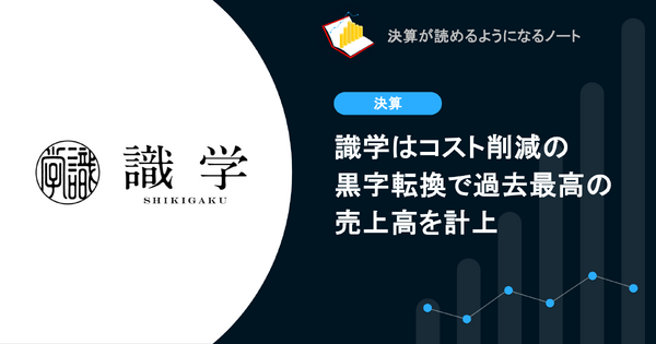 【決算1分解説】識学はコスト削減の黒字転換で過去最高の売上高も計上 画像