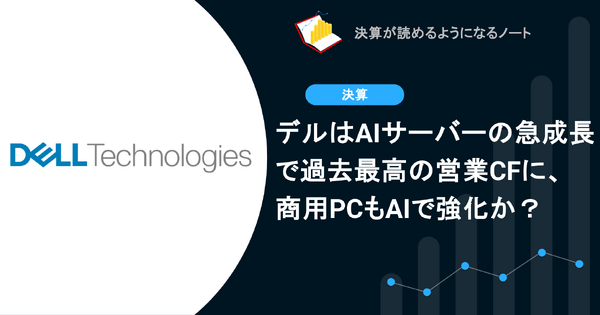 デルはAIサーバーの急成長で過去最高の営業CFに、商用PCもAIで強化か？ 画像