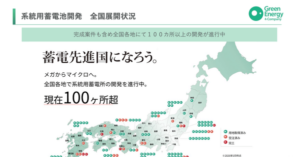再エネ企業「グリーンエナジー&カンパニー」が太陽光ではなく蓄電池に注力する理由 画像