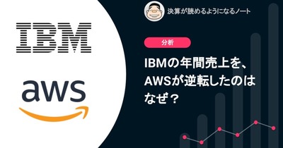 Q. IBMの年間売上を、AWSが逆転したのはなぜ？ 画像