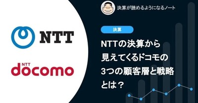 Q. NTTの決算から見えてくるドコモの3つの顧客層と戦略とは？ 画像