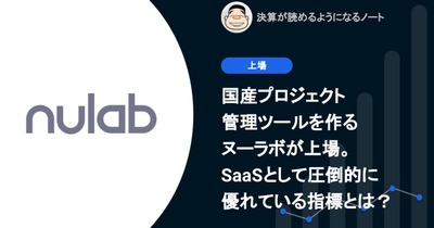 Q.国産プロジェクト管理ツールを作るヌーラボが上場。SaaSとして圧倒的に優れている指標とは？ 画像