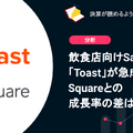 Q. 飲食店向けSaaS「Toast」が急成長！Squareとの成長率の差は？