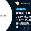 高島屋 2025年2月期 第2四半期（中間期）決算説明会資料より