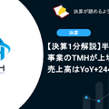 【決算1分解説】半導体関連事業のTMHが上場後初決算！売上高はYoY+244%！