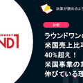 Q. ラウンドワンの米国売上比率が40%超え！米国事業の業績が伸びている理由とは？