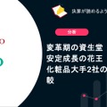 変革期の資生堂と安定成長の花王  化粧品大手2社の事業戦略比較