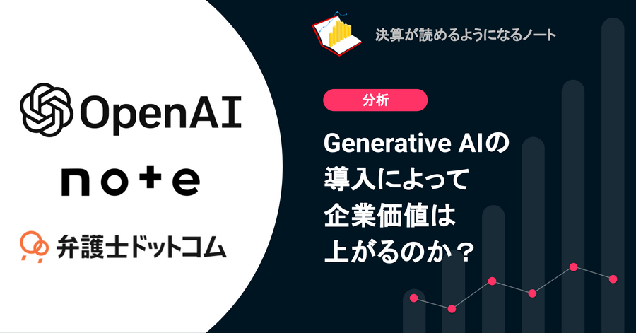 Q.Generative AIの導入によって企業価値は上がるのか？