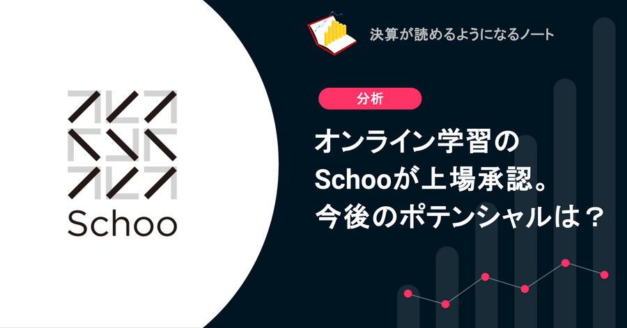 Q. オンライン学習の Schooが上場承認。今後のポテンシャルは？