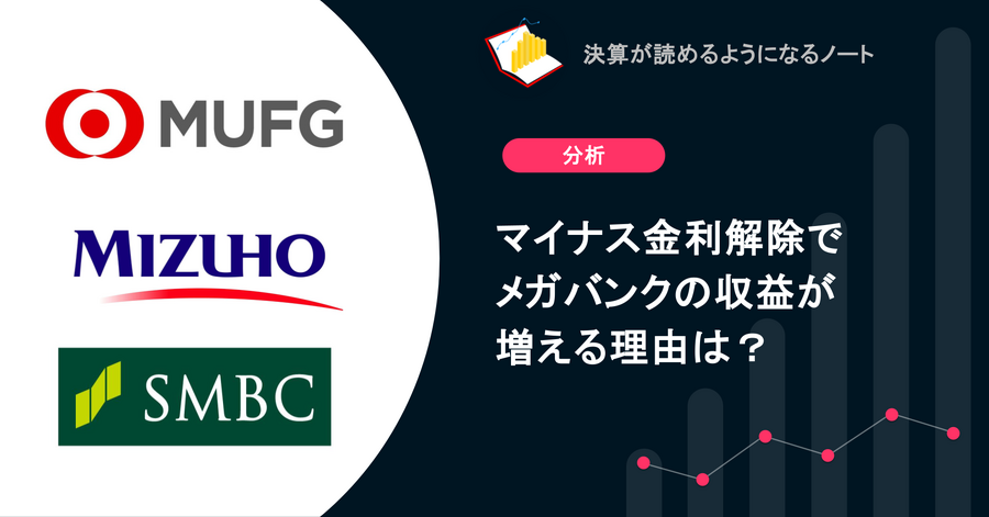 Q. マイナス金利解除でメガバンクの収益が増える理由は？