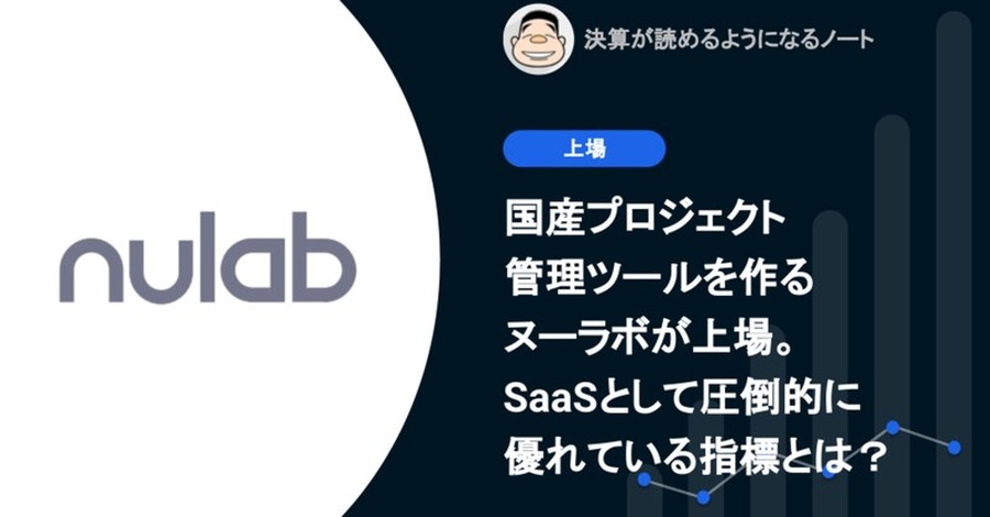 Q.国産プロジェクト管理ツールを作るヌーラボが上場。SaaSとして圧倒的に優れている指標とは？